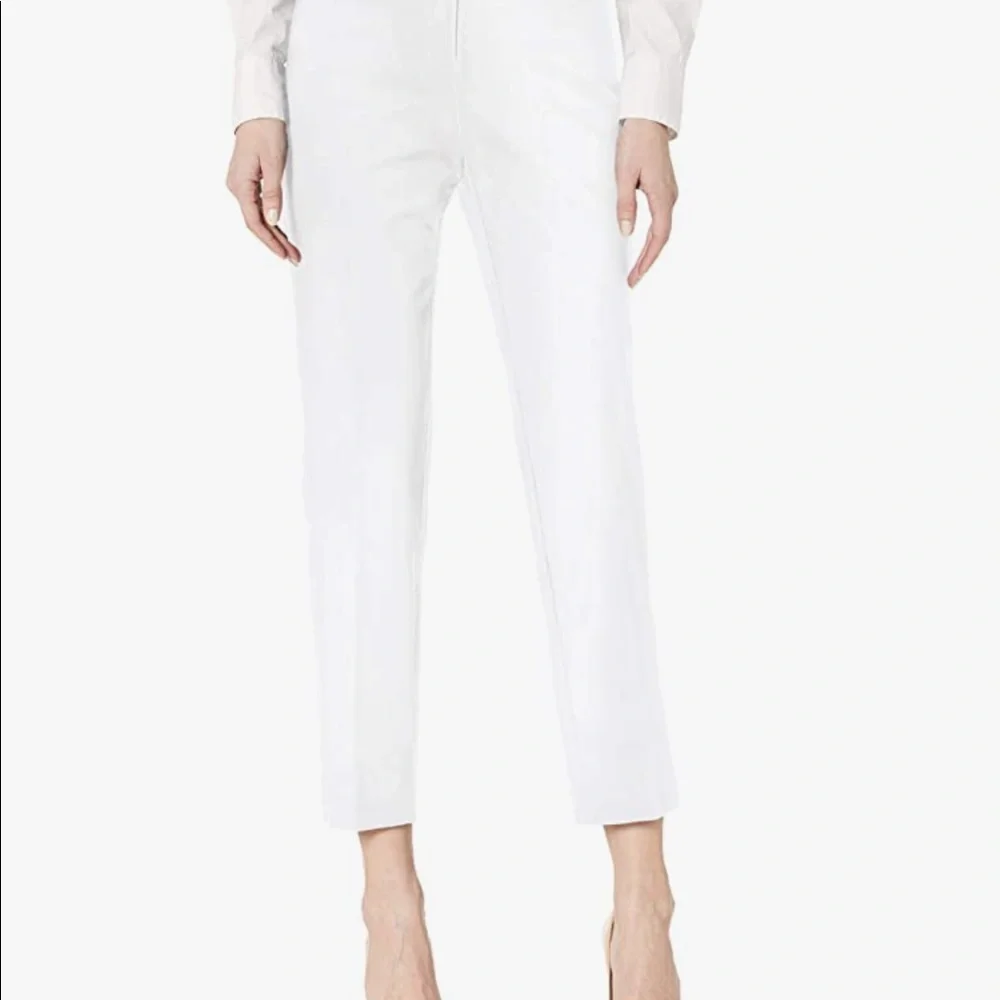 Rafaella Womens Lightweight Satin Twill Ankle pants - Picture 1 of 8